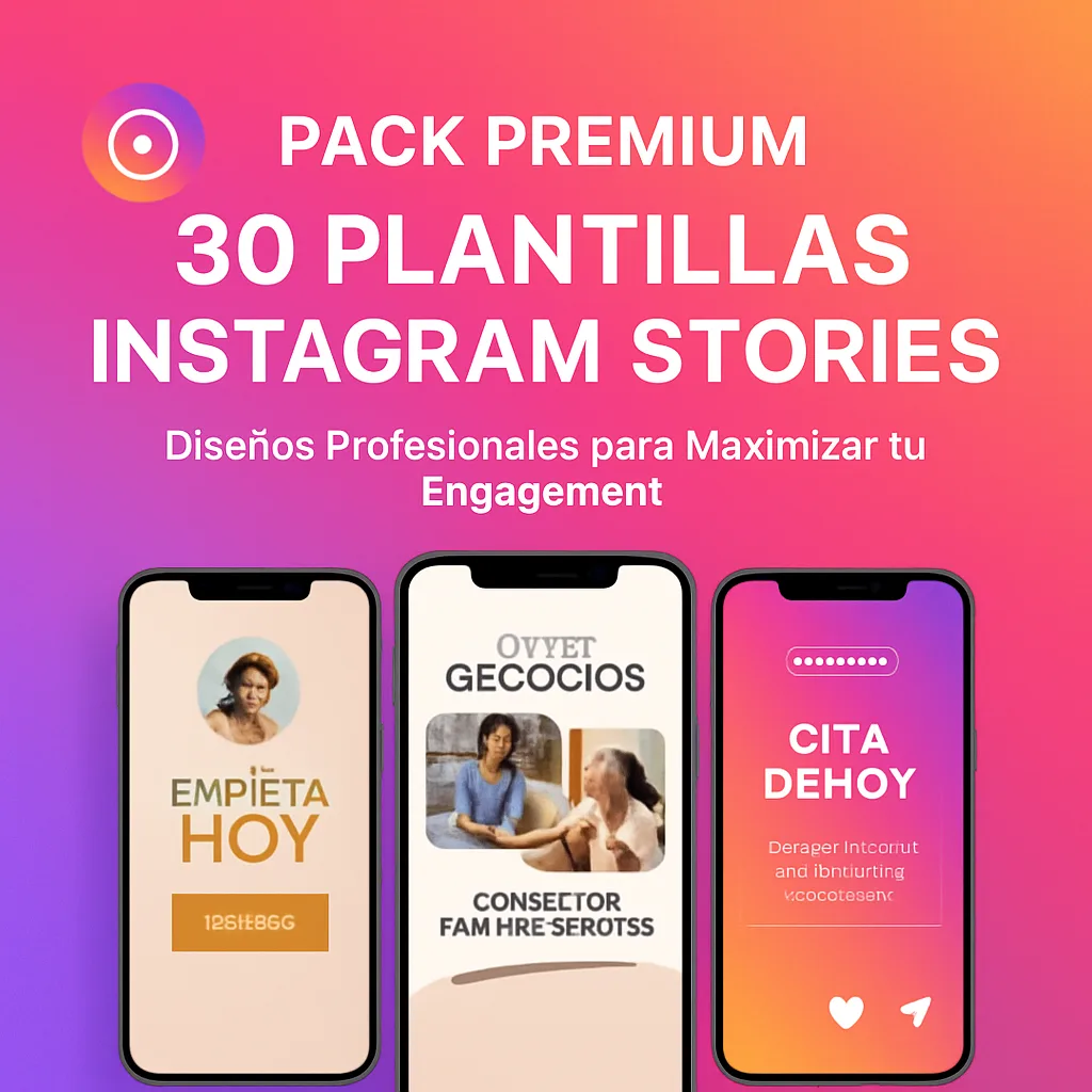 Pack Premium 30 Plantillas Instagram - Diseños profesionales para redes sociales